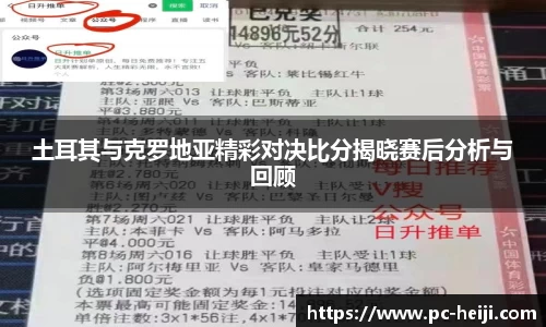土耳其与克罗地亚精彩对决比分揭晓赛后分析与回顾